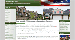 Desktop Screenshot of petersonhousing.com