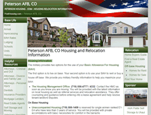 Tablet Screenshot of petersonhousing.com
